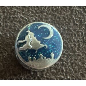 Pandora Disney ALADDIN FLYING CARPET Jasmine slide charm silver .925